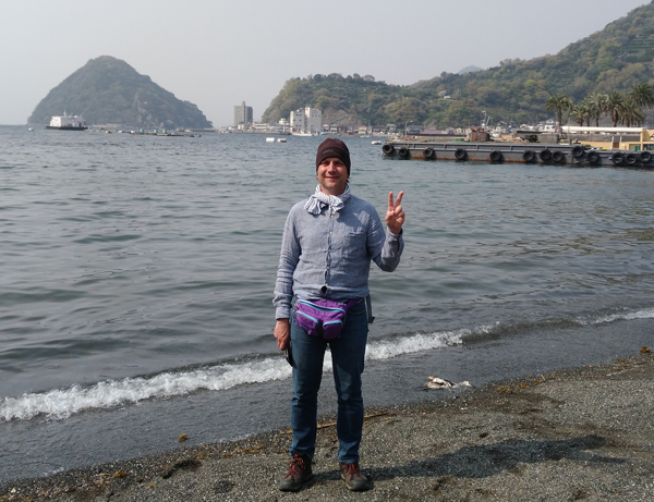 Me at the sea in Izu
