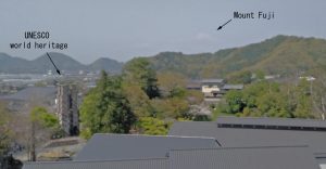 Nirayama Reverberatory Furnaces and Mount Fuji in Izu Nagaoka