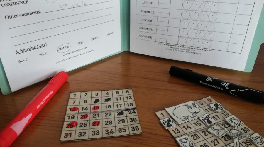 English animals game