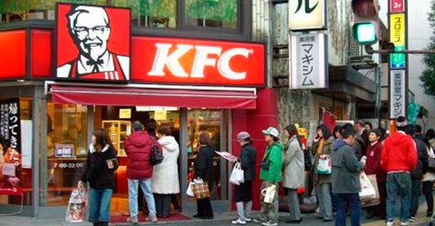 Kentucky Fried Christmas in Japan